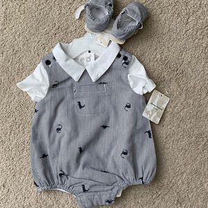 Tommy Bahama Kids 6M Dinosaur Bubble Romper